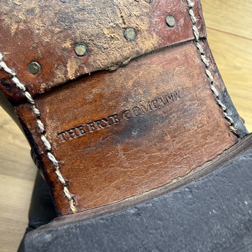 FRYE Artisanal Engineer Boots Mens 9.5 Horween Biker Moto Limited Ed USA Made - Picture 11 of 14